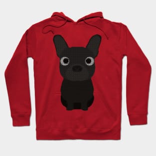 French Bulldog Ugly Christmas Sweater Knit Pattern Hoodie